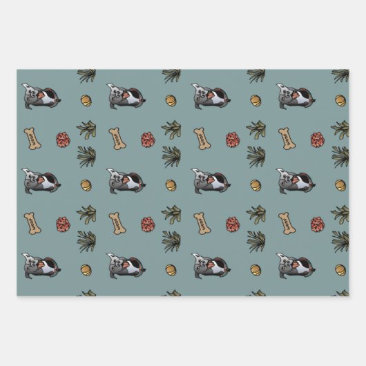 Party Dog Wrapping Bundle Geschenkpapier Set (Vorderseite 2)