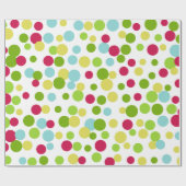 Party Dots Wrapping Paper Geschenkpapier (Flach)