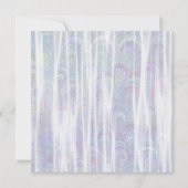 Party Dress White Quinceanera Einladungen (Rückseite)