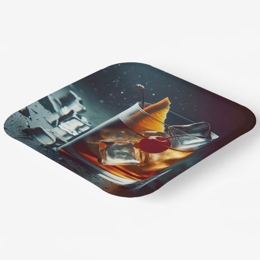 Party Drink Pappteller (Gewinkelt)