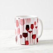 Party Drinks nahtlos Kaffeetasse (VorderseiteRechts)