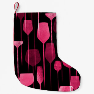 Party Drinks nahtlos Kleiner Weihnachtsstrumpf