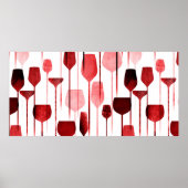 Party Drinks nahtlos Poster (Vorne)