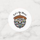 Party Eichhörnchen. Lasst uns Nüsse machen Konfetti (Klein Vorderseite)