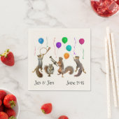 Party Eichhörnchen Papier Napkins Serviette (Beispiel)