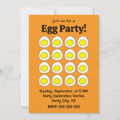 Party Eier aus Jolk Einladung (Vorderseite)
