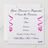 Party eines Royal Cupcake Rockin - SRF Einladung (Rückseite)