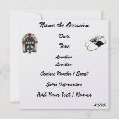 Party eines Royally Rockin - SRF Einladung (Rückseite)