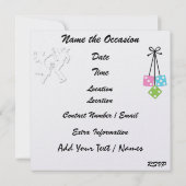 Party eines Royally Rockin - SRF Einladung (Rückseite)