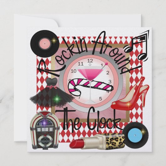 Party eines Royally Rockin - SRF Einladung (Vorderseite)