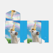 Party Einhorn und Regenbogen Geschenkschachtel (Ungefaltet)