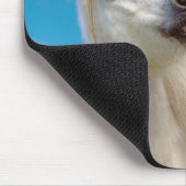 Party Einhorn und Regenbogen Mousepad (Ecke)