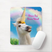Party Einhorn und Regenbogen Mousepad (Mit Mouse)