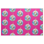 Party Einhorn und Regenbogen Stoff (Fat Quarter (45,7 x 55,9 cm))