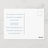 Party einladen Niedliches Wohnzimmer Sofa Postkarte (Rückseite)