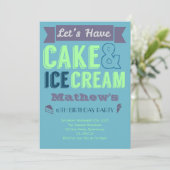 Party Einladung (Stehend Vorderseite)