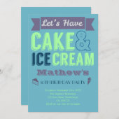 Party Einladung (Vorne/Hinten)