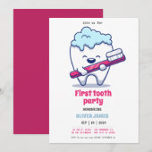 Party Einladung (Vorne/Hinten)