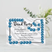 Party Einladung (Stehend Vorderseite)