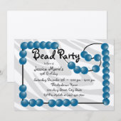 Party Einladung (Vorne/Hinten)