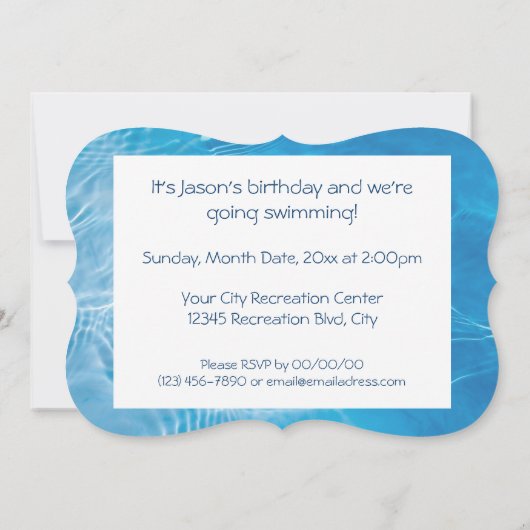  Party Einladung (Rückseite)