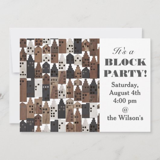 Party Einladung (Vorderseite)