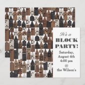 Party Einladung (Vorne/Hinten)