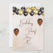 Party Einladung (Vorderseite)