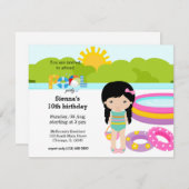 Party Einladung (Vorne/Hinten)