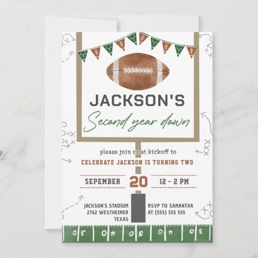 Party Einladung (Vorderseite)