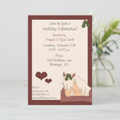 Party Einladung (Stehend Vorderseite)