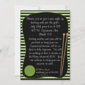 Party Einladung (Rückseite)