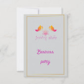 Party Einladung (Vorderseite)