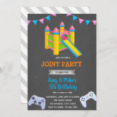 Party Einladung (Vorne/Hinten)