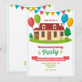 Party Einladung (Vorne/Hinten)