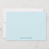 Party Einladung (Rückseite)