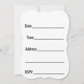 Party Einladung (Rückseite)