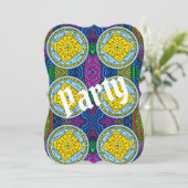 Party Einladung (Stehend Vorderseite)