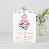 Party Einladung (Stehend Vorderseite)