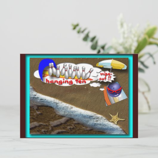 Party Einladung (Stehend Vorderseite)