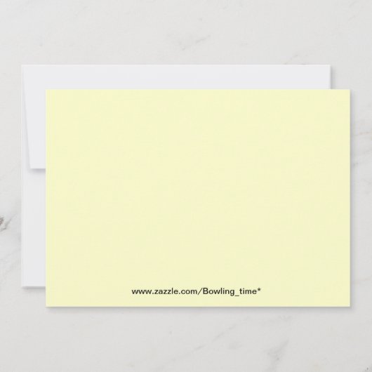 Party Einladung (Rückseite)