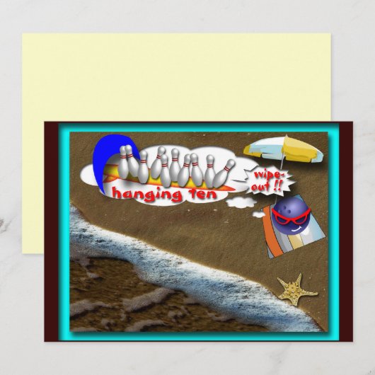 Party Einladung (Vorne/Hinten)