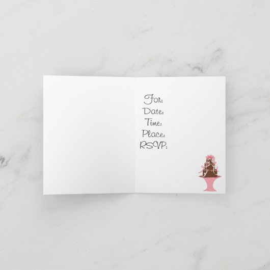 Party Einladung (Innenseite)