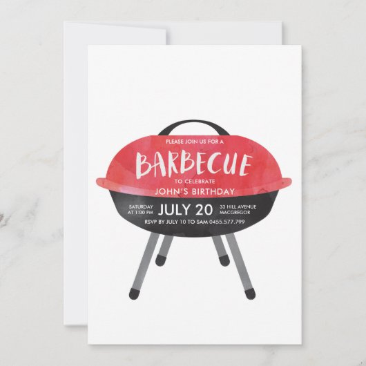 Party Einladung (Vorderseite)