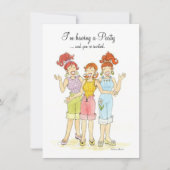 Party Einladung (Vorderseite)