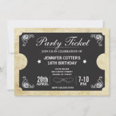 Party Einladung (Vorderseite)