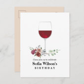 Party Einladung (Vorne/Hinten)