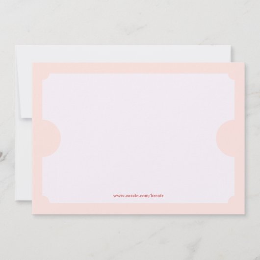 Party Einladung (Rückseite)