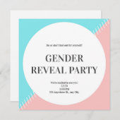 Party Einladung (Vorne/Hinten)