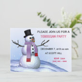 Party Einladung (Stehend Vorderseite)